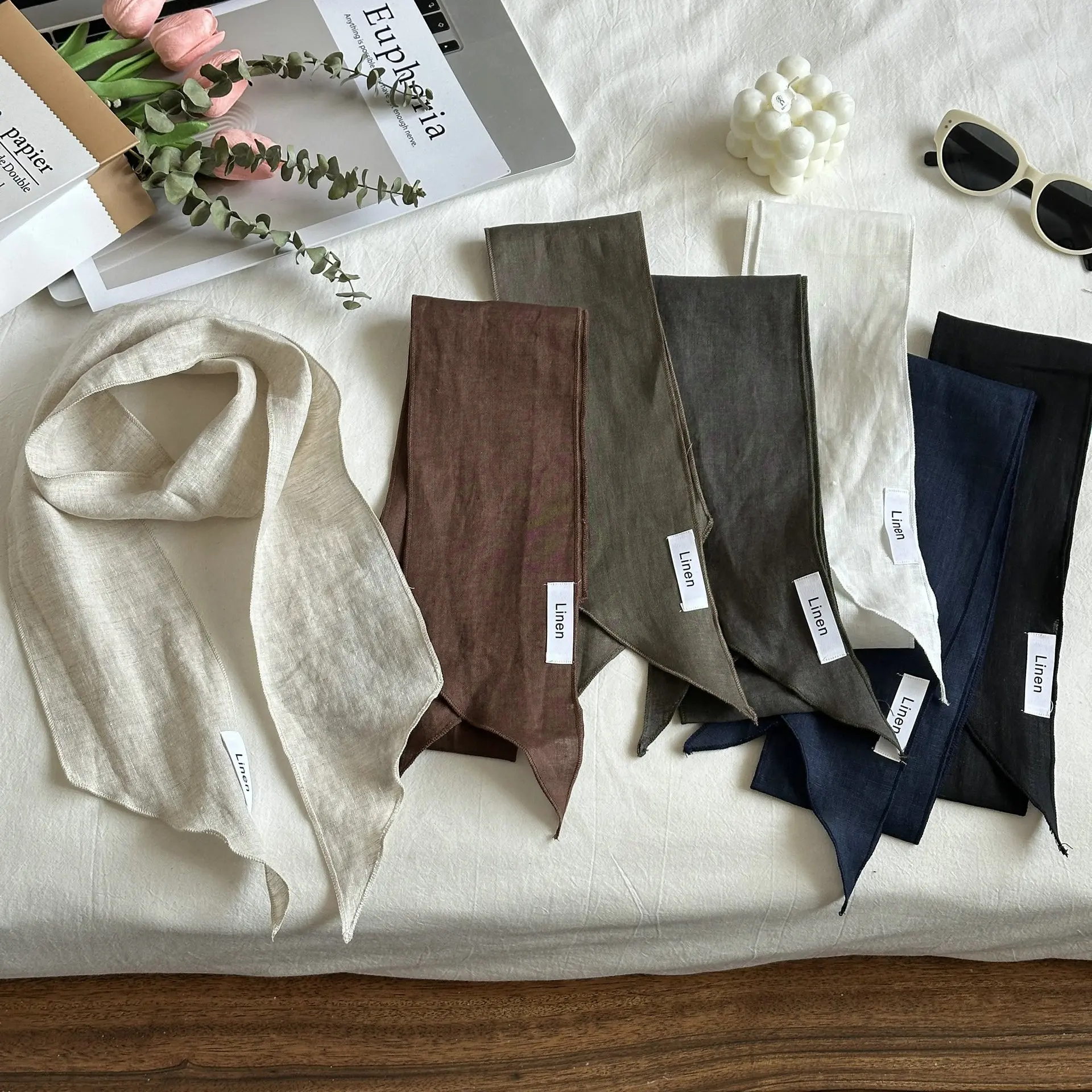 2025 New Fashion Silk Scarf Breathable Sweat Absorbing Ramie Mori Neck Protection Solid Linen Headband All-Matching Scarf
2025 New Fashion Silk Scarf Breathable Sweat Absorbing Ramie Mori Neck Protection Solid Linen Headband All-Matching Scarf