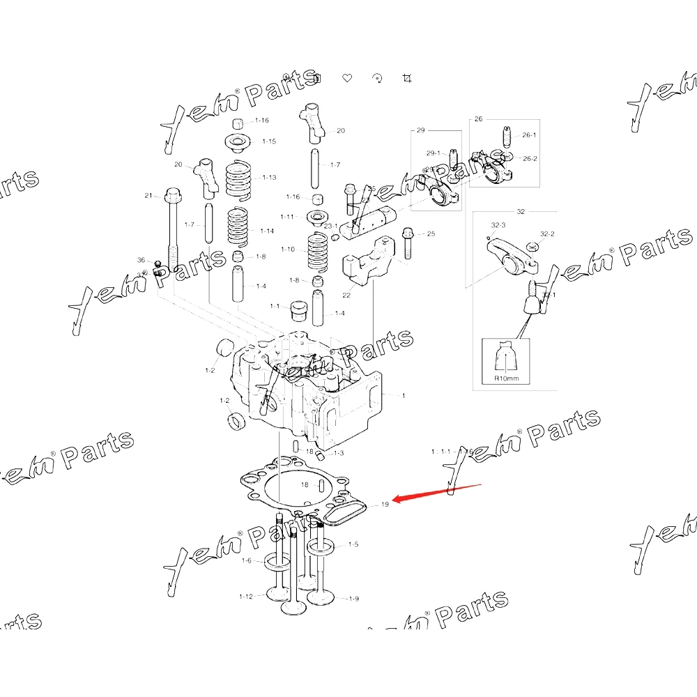 New DC09 Cylinder Head Gasket 400602-004763 Fit For Mitsubishi Diesel Engine Parts
New DC09 Cylinder Head Gasket 400602-004763 Fit For Mitsubishi Diesel Engine Parts