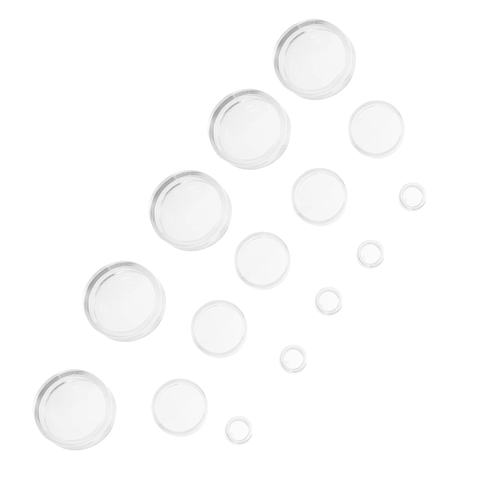 15 Pcs Acrylic Jewelry Display Transparent Ring Baseball Round Shelf s Clear Sphere Home Office Trade Show
15 Pcs Acrylic Jewelry Display Transparent Ring Baseball Round Shelf s Clear Sphere Home Office Trade Show
