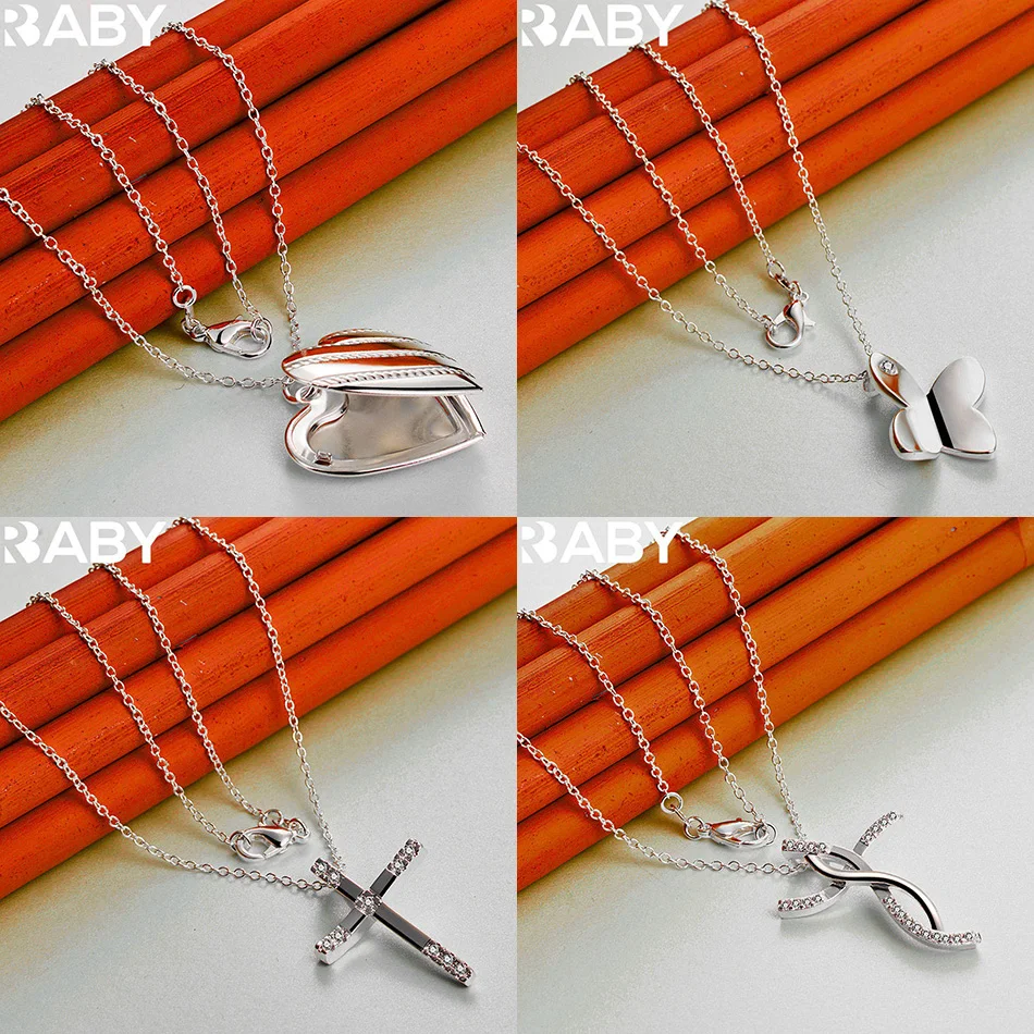 URBABY 40-75cm 925 Sterling Silver Design Pendant Necklace For Women Men Creativity Gifts Street All-match Party And Daily Wear
URBABY 40-75cm 925 Sterling Silver Design Pendant Necklace For Women Men Creativity Gifts Street All-match Party And Daily Wear