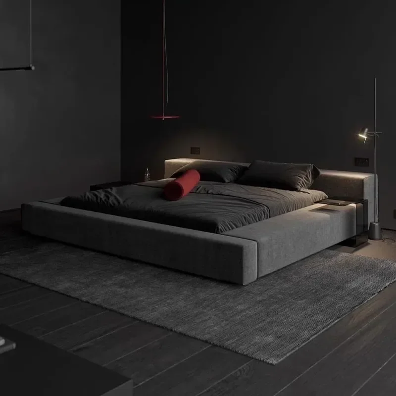 High End Ltalian Style Bed Frame Modern Twin High Black Quality Bed Apartment Aesthetics Simple Cama De Casal Bedroom Furniture
High End Ltalian Style Bed Frame Modern Twin High Black Quality Bed Apartment Aesthetics Simple Cama De Casal Bedroom Furniture