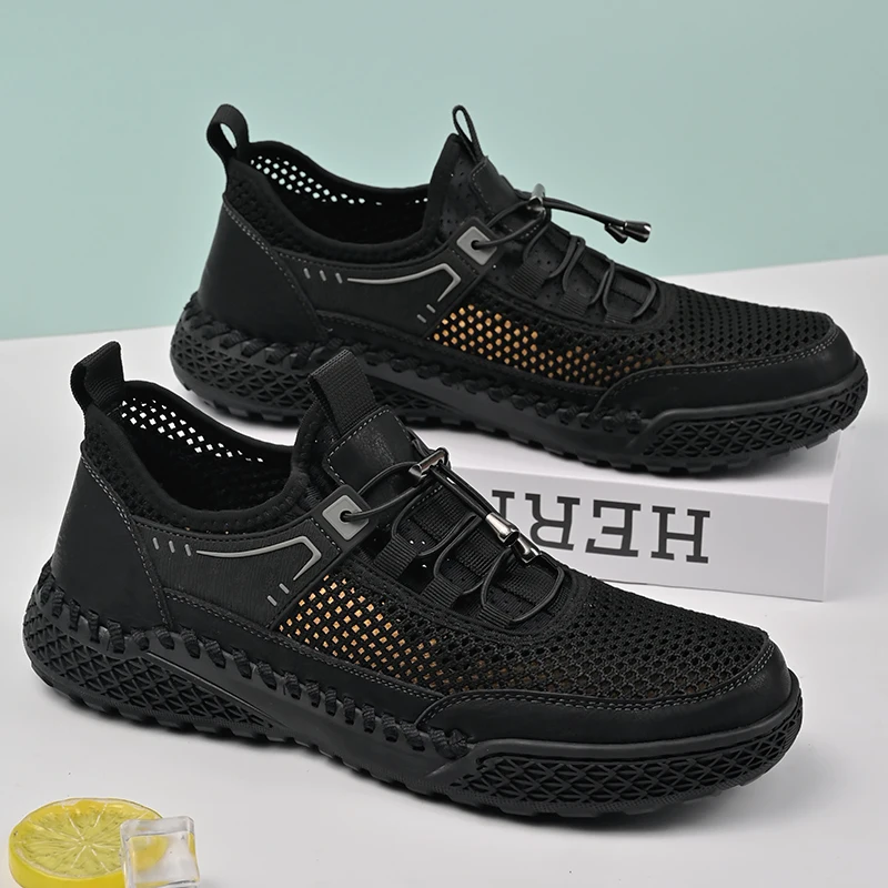Men's Breathable Mesh Sneakers Comfort Lightweight Sports Running Shoes for Men
Men's Breathable Mesh Sneakers Comfort Lightweight Sports Running Shoes for Men