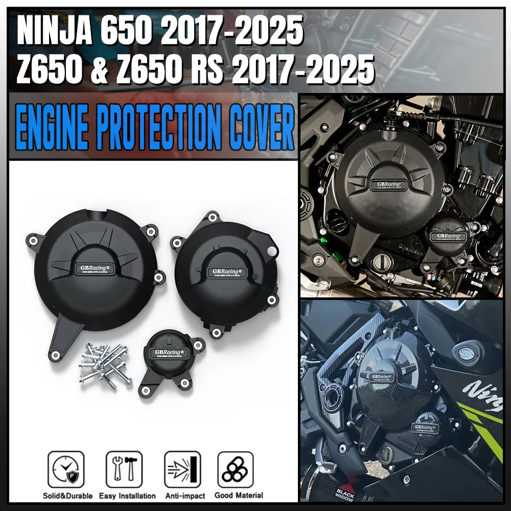 Motorcycles Engine Protection Cover For KAWASAKI Z650 NINJA 650 Z650RS 2017-2021 2022 2023 2024 2025 For GB Racing engine cover
Motorcycles Engine Protection Cover For KAWASAKI Z650 NINJA 650 Z650RS 2017-2021 2022 2023 2024 2025 For GB Racing engine cover