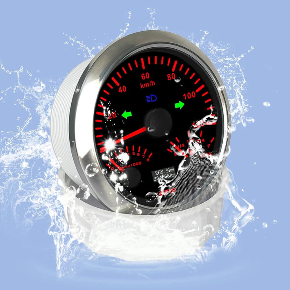 ELING Car Boat Universal 85mm 3 in 1 Multifunctional 200kmh GPS Speedometer with 8KRPM Tachometer Fuel Level 7 Colors Backlight
ELING Car Boat Universal 85mm 3 in 1 Multifunctional 200kmh GPS Speedometer with 8KRPM Tachometer Fuel Level 7 Colors Backlight