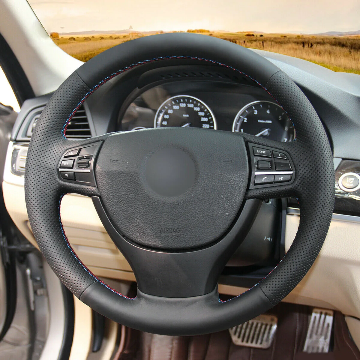 DIY PU Leather Steering Wheel Cover For BMW 5 Series F10 F07 F11 F12 F01 F02 F03 Car Accessories
DIY PU Leather Steering Wheel Cover For BMW 5 Series F10 F07 F11 F12 F01 F02 F03 Car Accessories