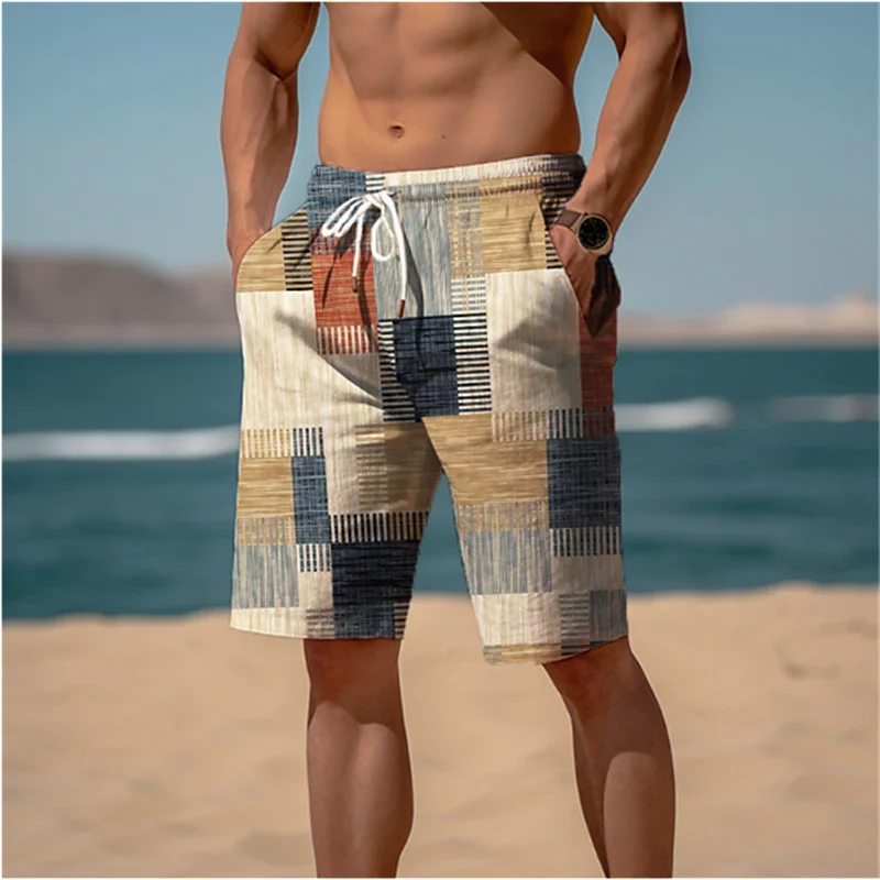 Vintage Patchwork Pattern Beach Short For Men Fashion Casual Summer 3D Fake Cloth Printed Swim Trunks Loose Street Short Pants
Vintage Patchwork Pattern Beach Short For Men Fashion Casual Summer 3D Fake Cloth Printed Swim Trunks Loose Street Short Pants