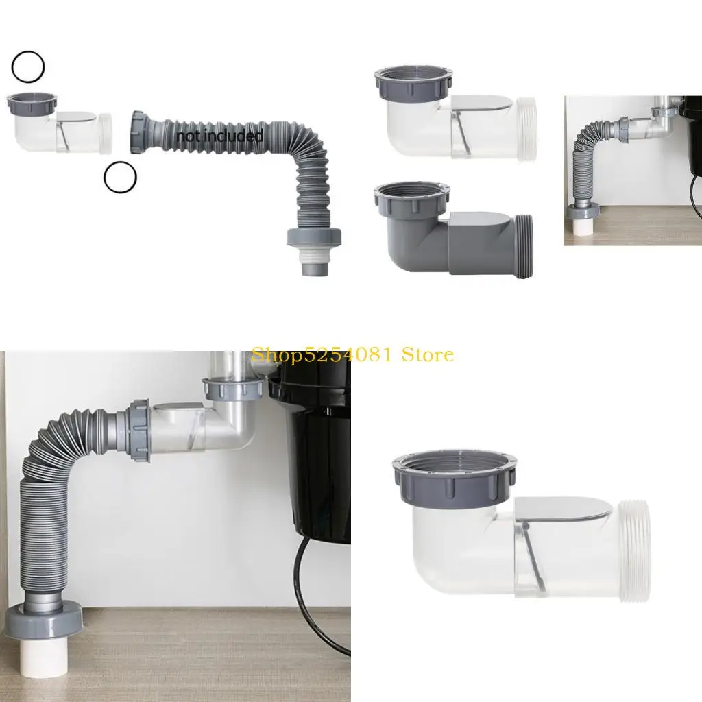 AXYC Upgraded Fast Connection Kitchen Sink Sewer Branch for Fluid Hard & Soft Pipe
AXYC Upgraded Fast Connection Kitchen Sink Sewer Branch for Fluid Hard & Soft Pipe