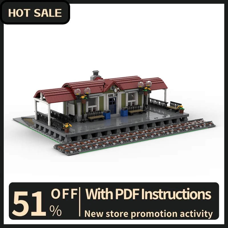 New 3348Pcs City Street View Moc Modular Curved Roof Train Station Model Building Block Diy Creative Ideas Kid Toy Birthday Gift
New 3348Pcs City Street View Moc Modular Curved Roof Train Station Model Building Block Diy Creative Ideas Kid Toy Birthday Gift