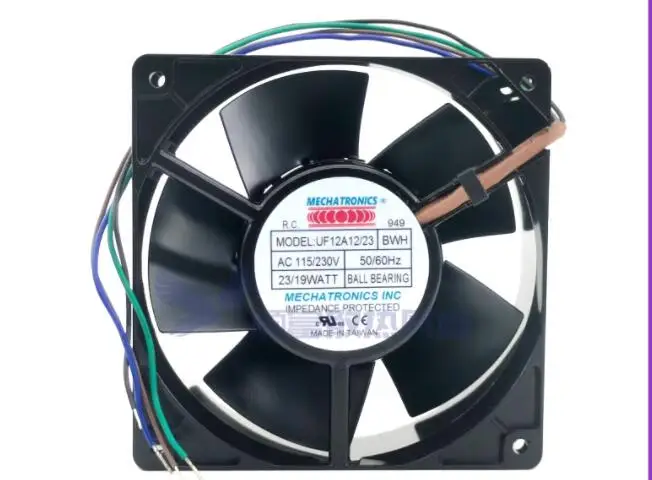 MECHATRONICS UF12A12/23 BWH AC 115/230V 23/19W 120x120x38mm Server Cooling Fan
MECHATRONICS UF12A12/23 BWH AC 115/230V 23/19W 120x120x38mm Server Cooling Fan