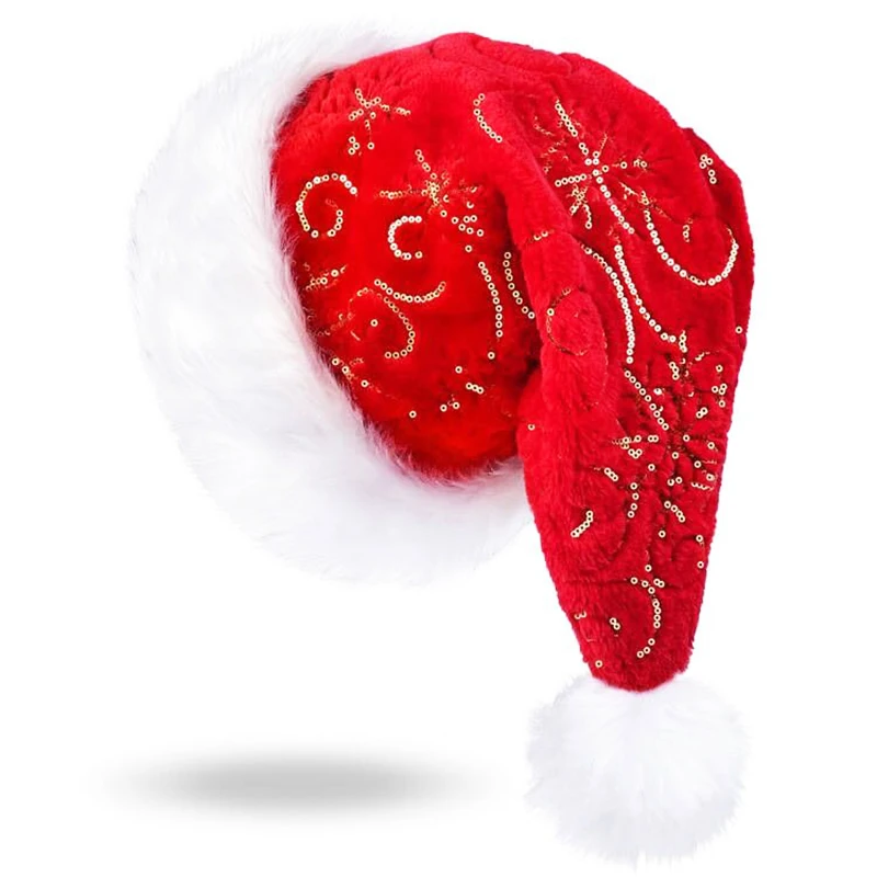 Kids Plush Christmas Hat Golden Sequin Christmas Hat Festival Party Dance Performance Props Headgear Christmas Hat
Kids Plush Christmas Hat Golden Sequin Christmas Hat Festival Party Dance Performance Props Headgear Christmas Hat