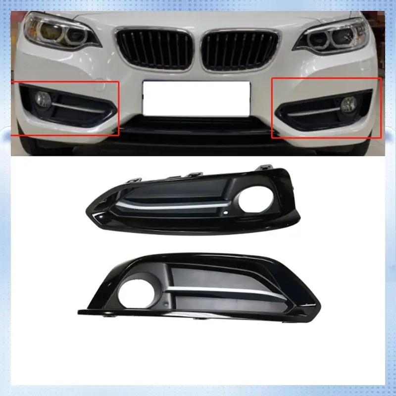 AM-Bumper Fog Light Cover For BMW F22 F23 228I 230I 2014-2020 Car Fog Lamp Grille Bezel With Hole
AM-Bumper Fog Light Cover For BMW F22 F23 228I 230I 2014-2020 Car Fog Lamp Grille Bezel With Hole