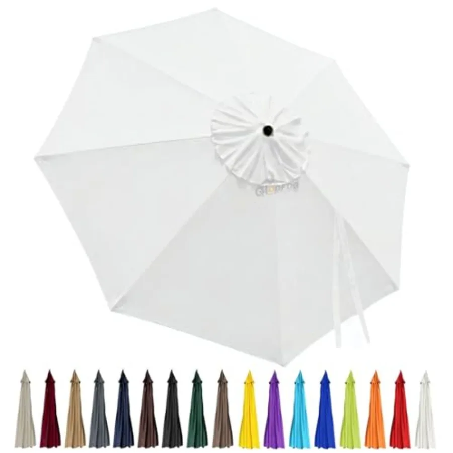 10Feet Patio Umbrella Replacement Canopy 8 Ribs, Waterproof and Fade Resistant Market Umbrella Cover, Thickened Polyester Fabri
10Feet Patio Umbrella Replacement Canopy 8 Ribs, Waterproof and Fade Resistant Market Umbrella Cover, Thickened Polyester Fabri