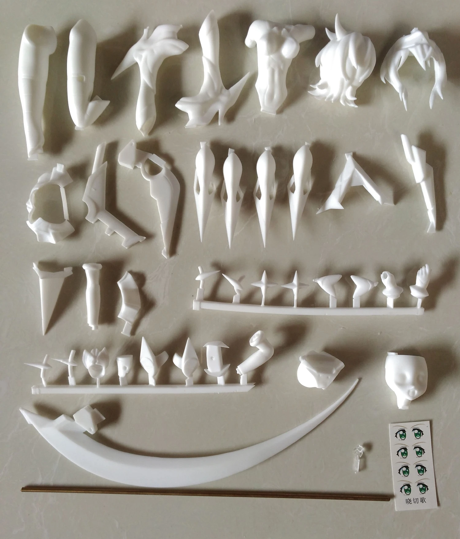 1/8 Anime Akatsuki Kirika Tsukuyomi Shirabe Kit kawaii Resin GK DIY White Assembly GK Model Statue Toys doll Collection Gifts
1/8 Anime Akatsuki Kirika Tsukuyomi Shirabe Kit kawaii Resin GK DIY White Assembly GK Model Statue Toys doll Collection Gifts