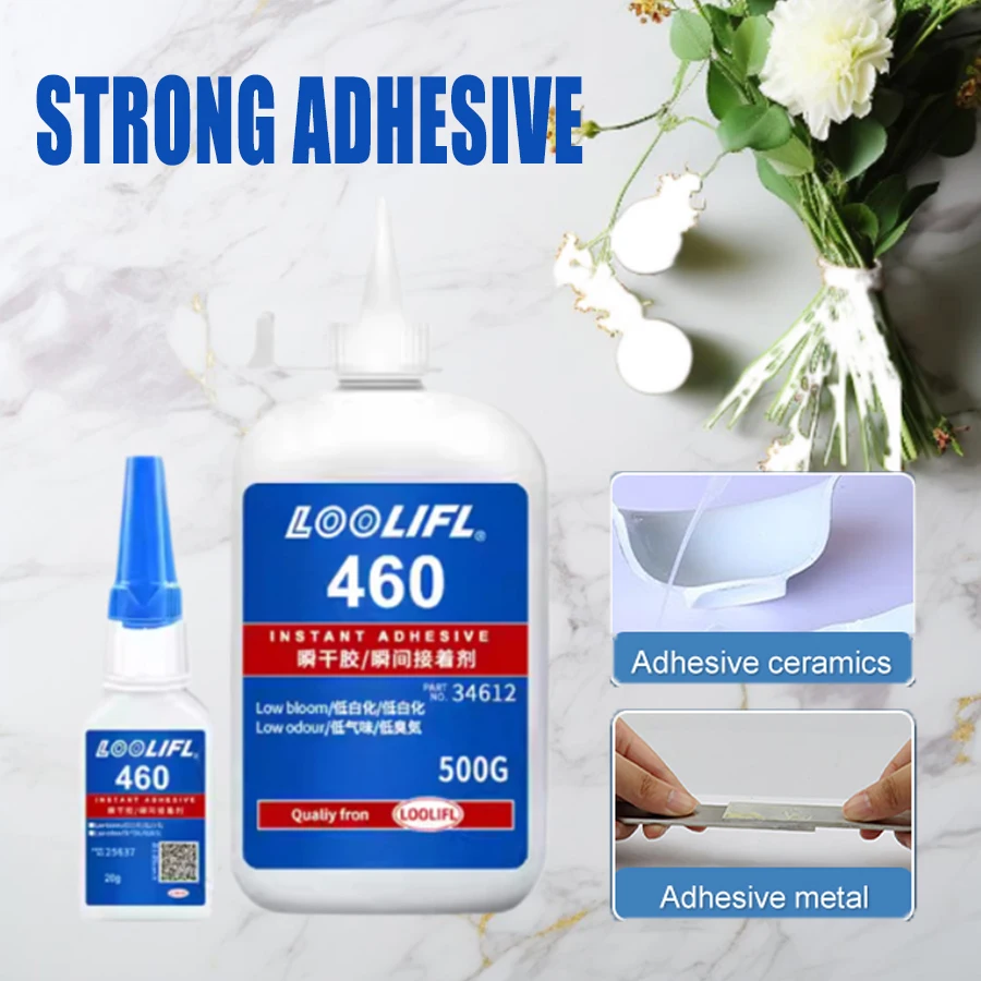 Супер клей 460 Loctite клей сильный многофункциональный клей пластик керамика дерево металл акриловый клей 1 шт. 500 г 
Супер клей 460 Loctite клей сильный многофункциональный клей пластик керамика дерево металл акриловый клей 1 шт. 500 г