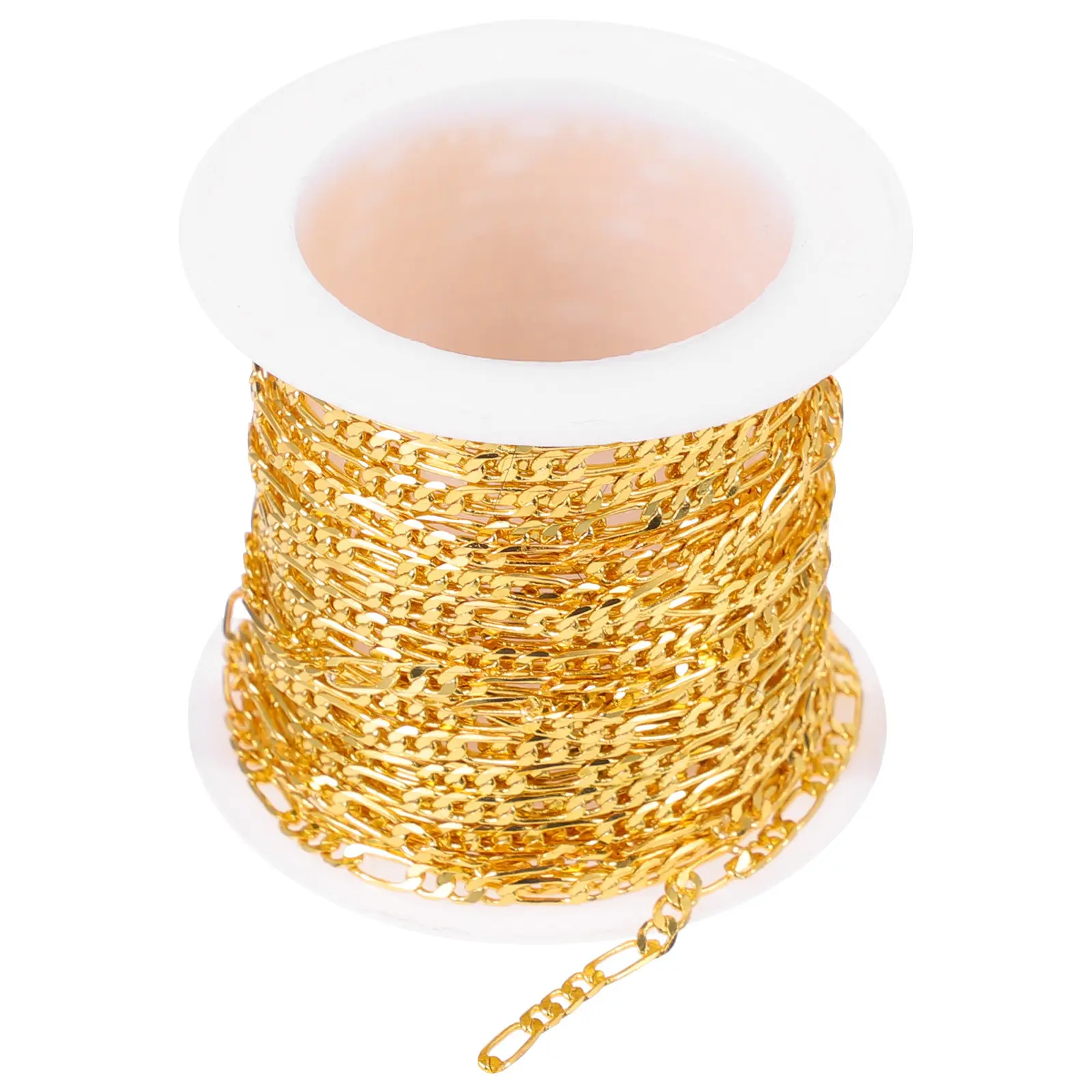 1 Roll Premium Copper DIY Necklace Chain for Jewelry Making Smooth Delicate Link Chain Ideal for Eyeglass Chains Sweater Chains
1 Roll Premium Copper DIY Necklace Chain for Jewelry Making Smooth Delicate Link Chain Ideal for Eyeglass Chains Sweater Chains