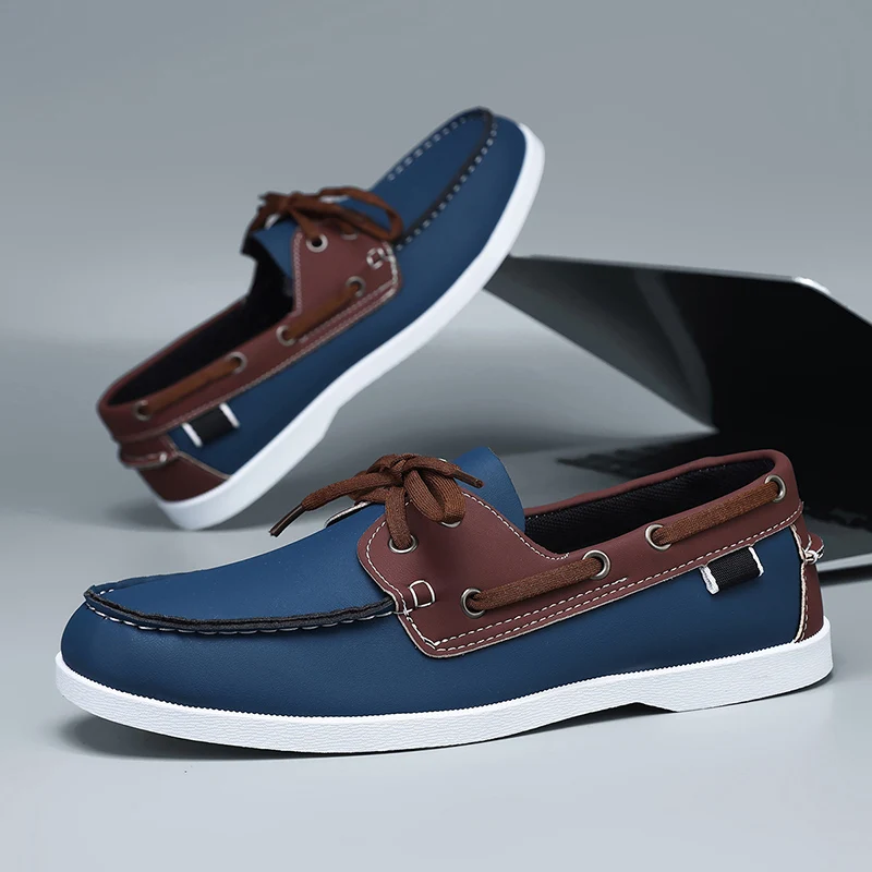 Fashion Leather Casual Shoes For Man Large Size 48 Brand Docksides Shoes Man Italian Style Lace-up Boat Shoes Men Driving Shoes
Fashion Leather Casual Shoes For Man Large Size 48 Brand Docksides Shoes Man Italian Style Lace-up Boat Shoes Men Driving Shoes
