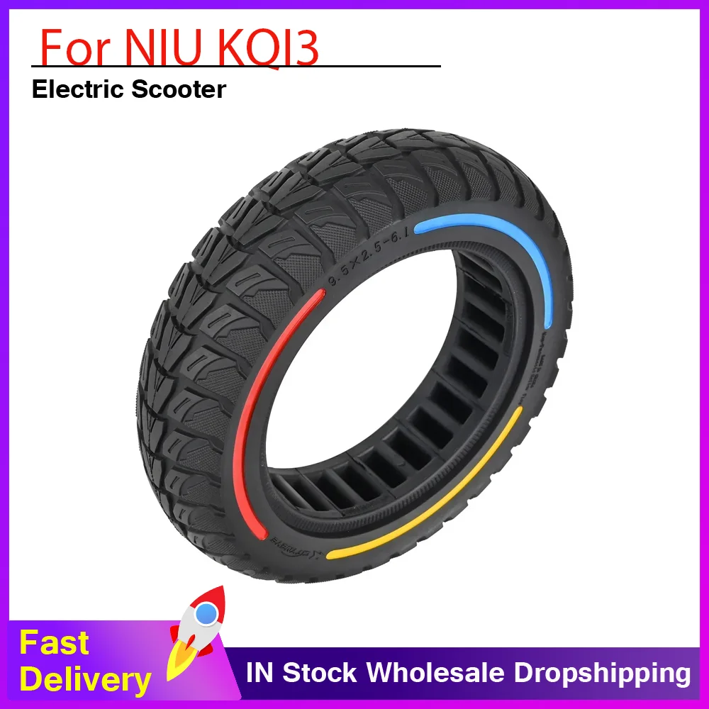 9.5x2.50-6.1 Solid Tire Durable Honeycomb Shock Absorbing Tyre for NIU KQI3 9.5inch Rubber TireE-Scooter Accessories Wheel
9.5x2.50-6.1 Solid Tire Durable Honeycomb Shock Absorbing Tyre for NIU KQI3 9.5inch Rubber TireE-Scooter Accessories Wheel