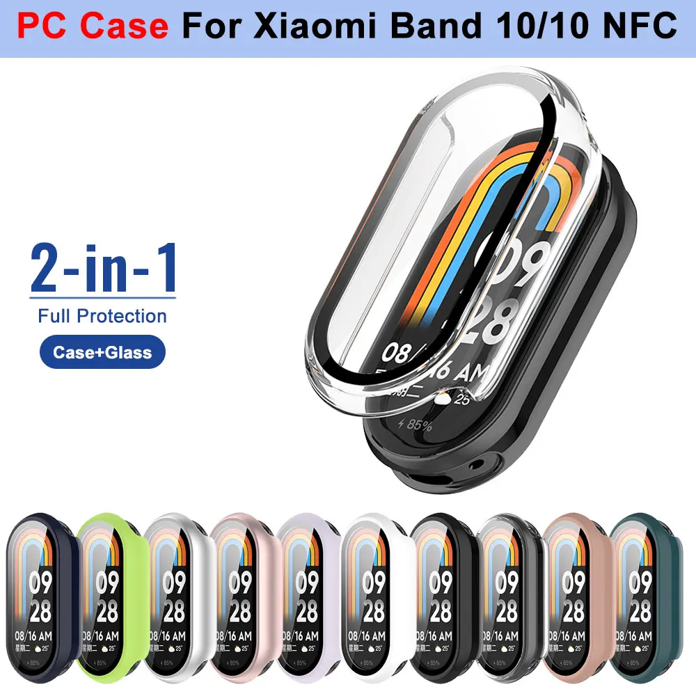 For Xiaomi Mi Band 10 Tempered Glass + Case Screen Protector & Hard PC Protective Bumper Covor For Mi Band10 Smart Accessories
For Xiaomi Mi Band 10 Tempered Glass + Case Screen Protector & Hard PC Protective Bumper Covor For Mi Band10 Smart Accessories