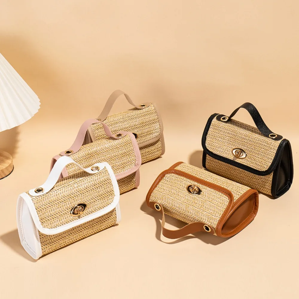 Portable Fashion Ladies Handbag Woven Straw Tote Bag Underarm Bag Comfortable Large Capacity Cross Body Messenger Bag
Portable Fashion Ladies Handbag Woven Straw Tote Bag Underarm Bag Comfortable Large Capacity Cross Body Messenger Bag