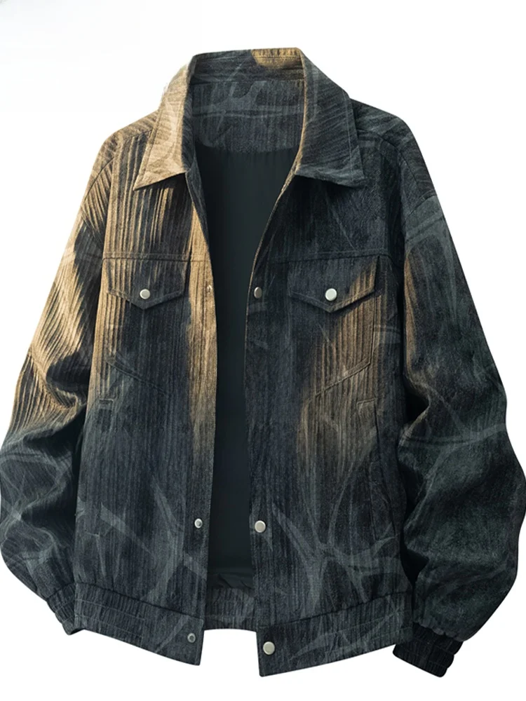 Мужская рабочая куртка American Sle: свободный крой, повседневная, с отложным воротником, модная, из полиэстера, с длинными рукавами
Мужская рабочая куртка American Sle: свободный крой, повседневная, с отложным воротником, модная, из полиэстера, с длинными рукавами