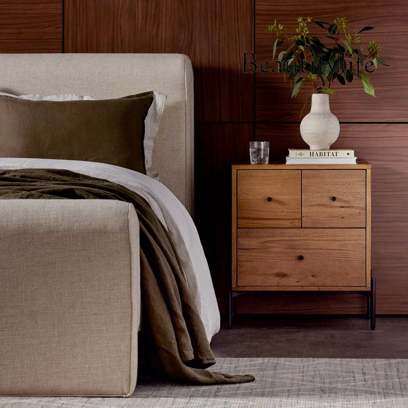 household small apartment storage cabinet hotel locker Solid wood bedside table retro simple bedroom
household small apartment storage cabinet hotel locker Solid wood bedside table retro simple bedroom