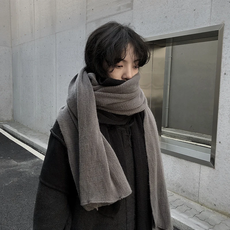 Land And Mountain Island Dark Coat Classic Black Grey Neck Warmer Fleece-Like Versatile Men's Scarf Warm And Stylish for All
Land And Mountain Island Dark Coat Classic Black Grey Neck Warmer Fleece-Like Versatile Men's Scarf Warm And Stylish for All