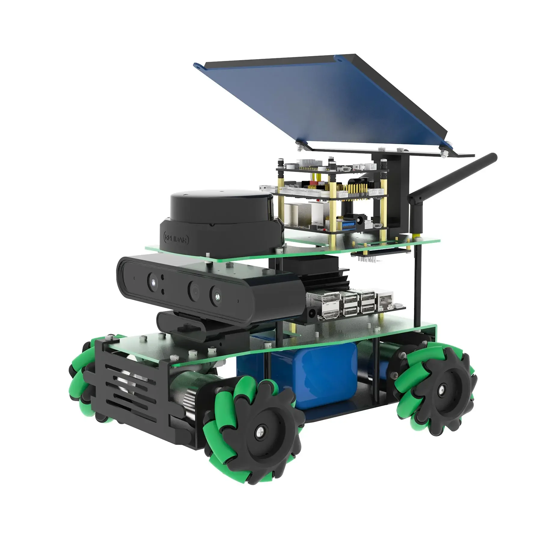 Программируемый робот X3 ROS2 для обучения Python и AI на основе Jetson NANO 4 ГБ Orin NANO Orin NX Raspberry Pi 5
Программируемый робот X3 ROS2 для обучения Python и AI на основе Jetson NANO 4 ГБ Orin NANO Orin NX Raspberry Pi 5
