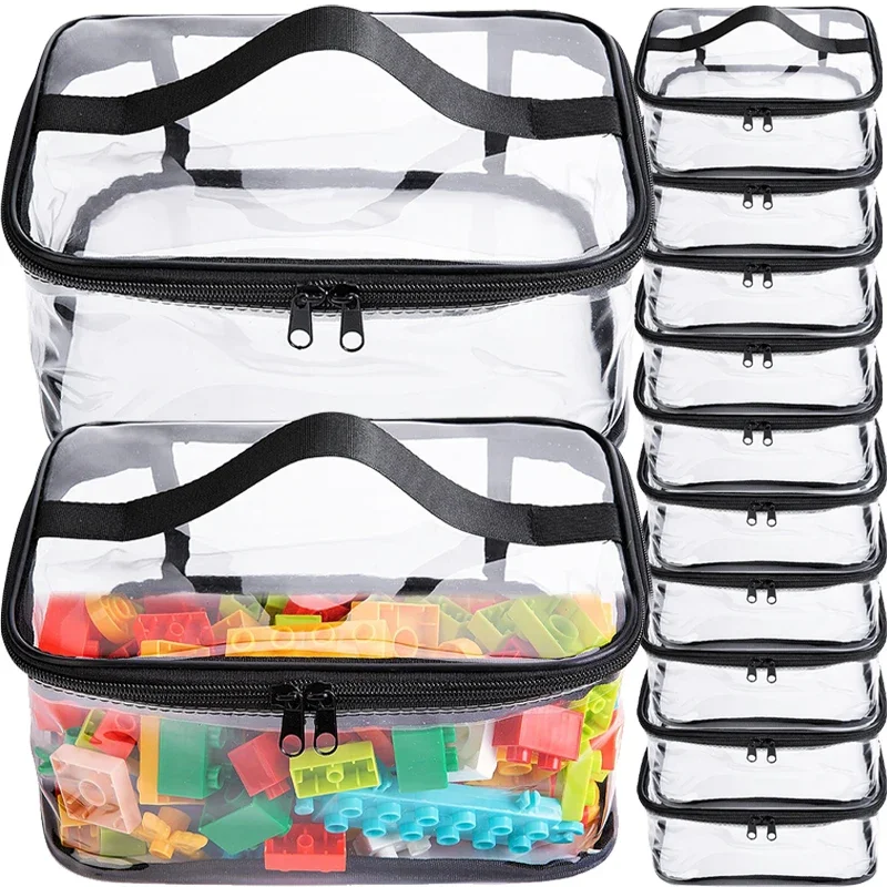 Transparent Large Toy Organizer Bag for Kids Puzzle Building Block Storage Bag with Handle PVC Waterproof Travel Cosmetic Pouch
Transparent Large Toy Organizer Bag for Kids Puzzle Building Block Storage Bag with Handle PVC Waterproof Travel Cosmetic Pouch