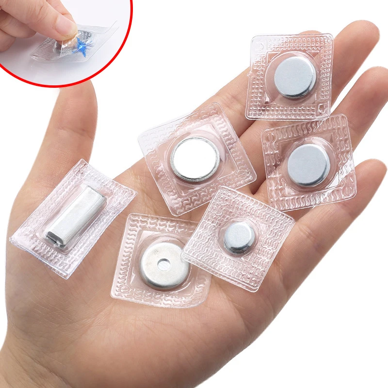 Heavy Duty Invisible Metal Magnetic Snaps Fasteners, 5 Pairs for Handbags and Accessories
Heavy Duty Invisible Metal Magnetic Snaps Fasteners, 5 Pairs for Handbags and Accessories