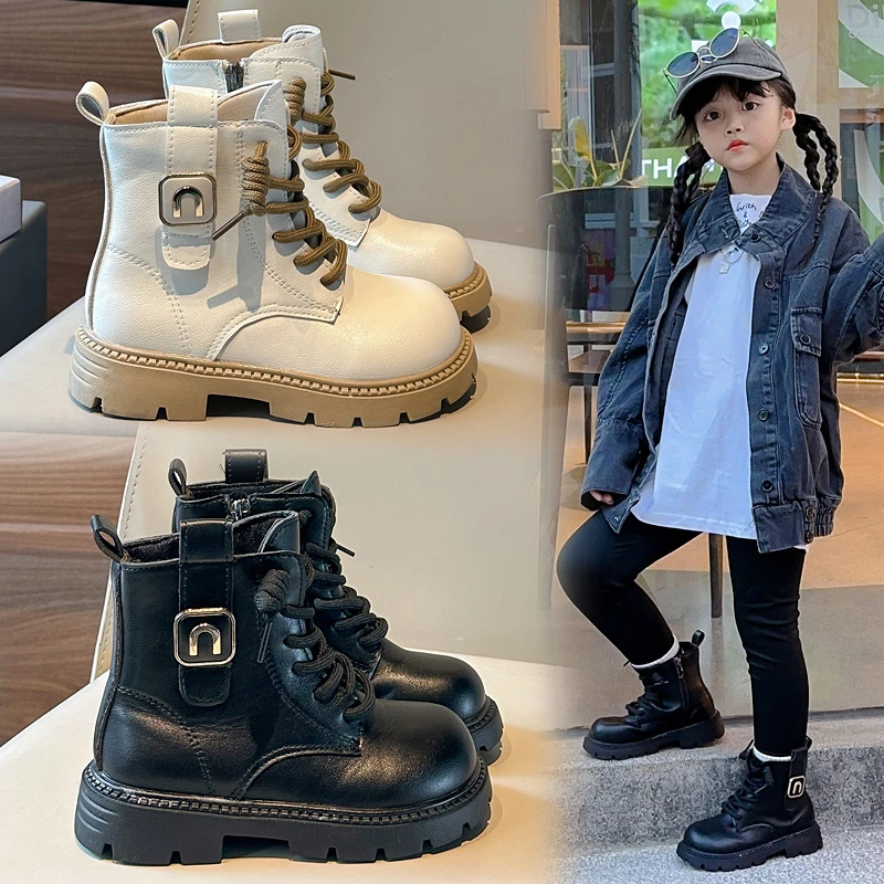2025 Children Leather Ankle Boots Autumn Comfortable Outdoor Fashion Kids Boots Boys Girls Round Toe Student Platform Short Boot
2025 Children Leather Ankle Boots Autumn Comfortable Outdoor Fashion Kids Boots Boys Girls Round Toe Student Platform Short Boot