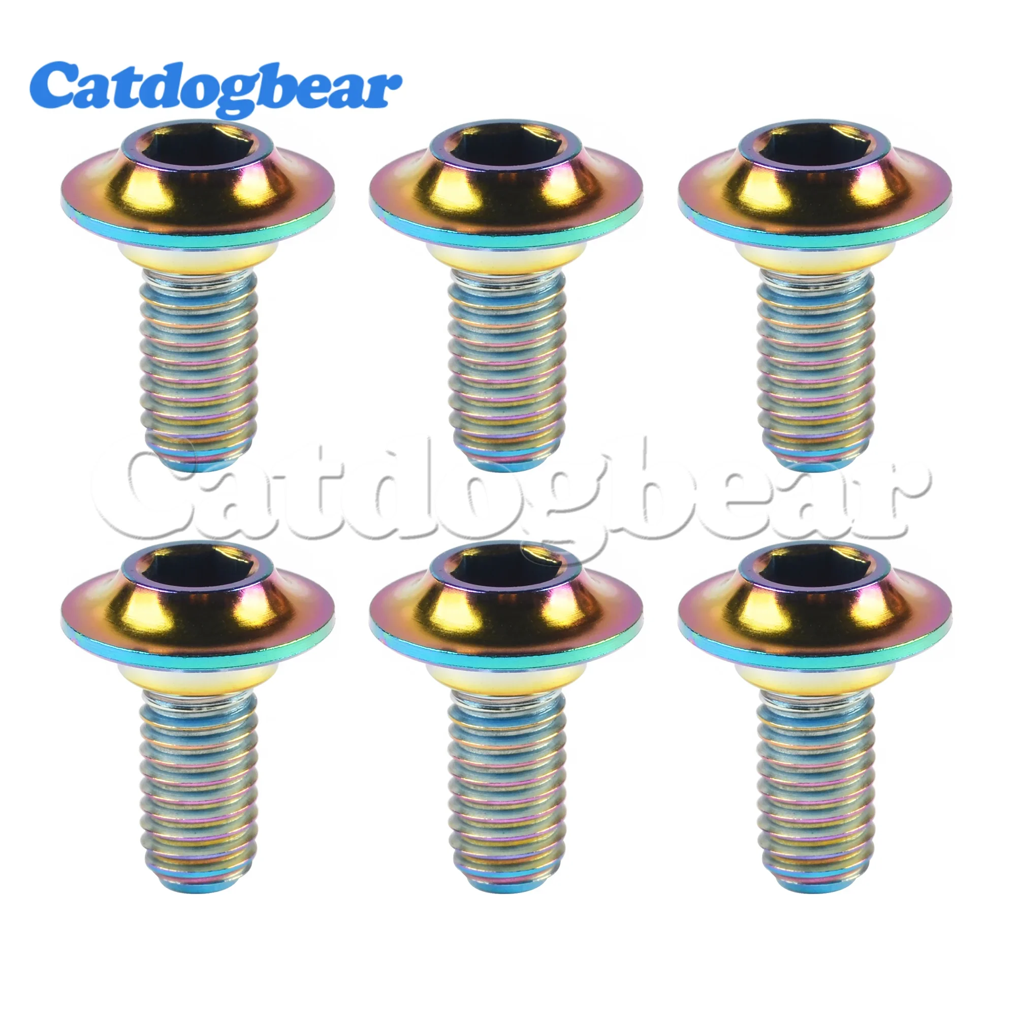 Catdogbear 6PCS Titanium Bolt M5 Clamp Screw for Bicycle Brake Shoes Clamp Brake Pad Bikes Parts Fasteners
Catdogbear 6PCS Titanium Bolt M5 Clamp Screw for Bicycle Brake Shoes Clamp Brake Pad Bikes Parts Fasteners