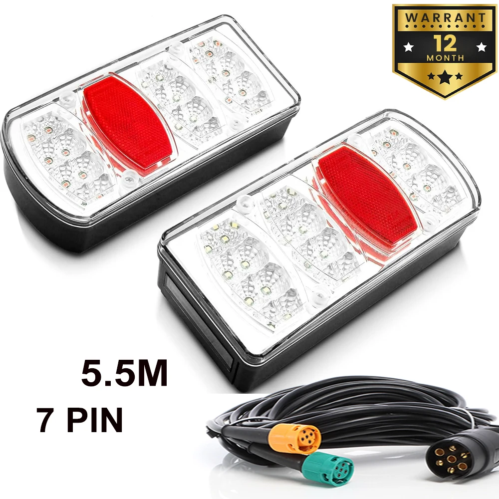 1 Set 12V 5.5 m Cable 7 Pin Plug Wiring Harness LED Tail Light Rear Stop Brake Light Signal Lamp Caravan Lorry Car Truck Trailer
1 Set 12V 5.5 m Cable 7 Pin Plug Wiring Harness LED Tail Light Rear Stop Brake Light Signal Lamp Caravan Lorry Car Truck Trailer