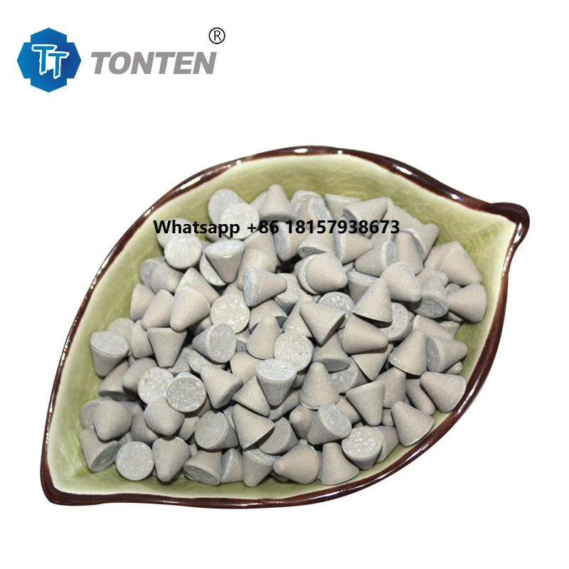 High Strength Cone Resin Abrasive Stone for Deburring Automotive Stamping Parts
High Strength Cone Resin Abrasive Stone for Deburring Automotive Stamping Parts
