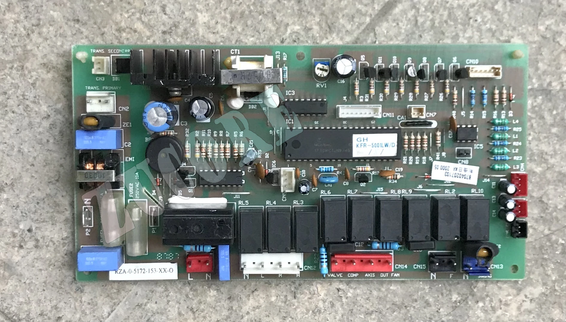 Оригинальный кондиционер Hisense KFR-5001LW/D, печатная плата RZA-0-5172-153-XX-0
Оригинальный кондиционер Hisense KFR-5001LW/D, печатная плата RZA-0-5172-153-XX-0