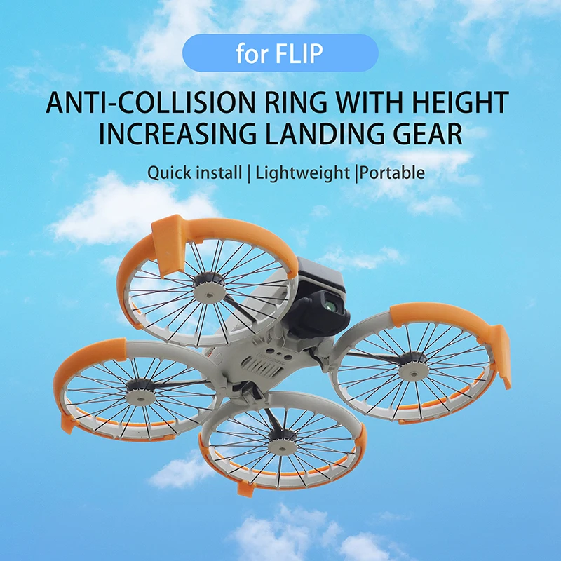 Suitable for DJI FLIP propeller bumper with heightened tripod, Flip integrated anti-drop and anti-scratch cover accessory
Suitable for DJI FLIP propeller bumper with heightened tripod, Flip integrated anti-drop and anti-scratch cover accessory