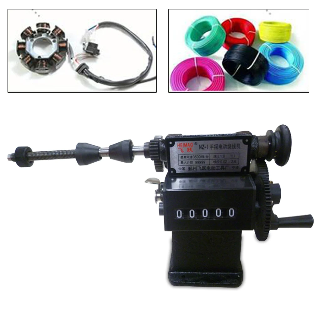 Manual Electric Counting and Winding Machine Dual-purpose Winder Steel Gear 0-99999 Max Diameter 150mm Mechanical Count
Manual Electric Counting and Winding Machine Dual-purpose Winder Steel Gear 0-99999 Max Diameter 150mm Mechanical Count