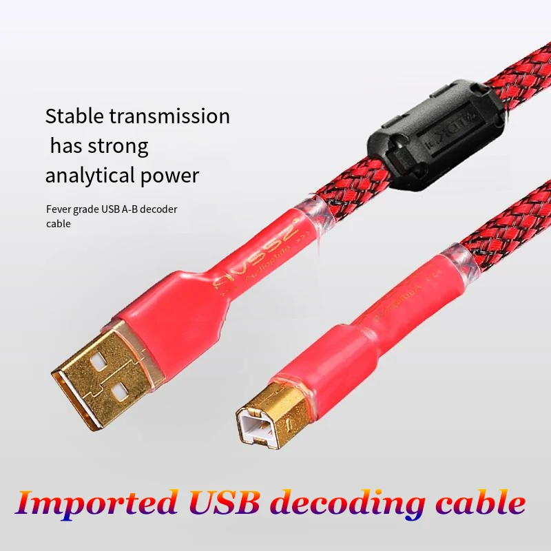 Audio DAC Decoder USB2.0 Cable Type A Port/B Interface HIFI Headphone Amplifier Sound Card Scanner Printer Data Connection Cable
Audio DAC Decoder USB2.0 Cable Type A Port/B Interface HIFI Headphone Amplifier Sound Card Scanner Printer Data Connection Cable