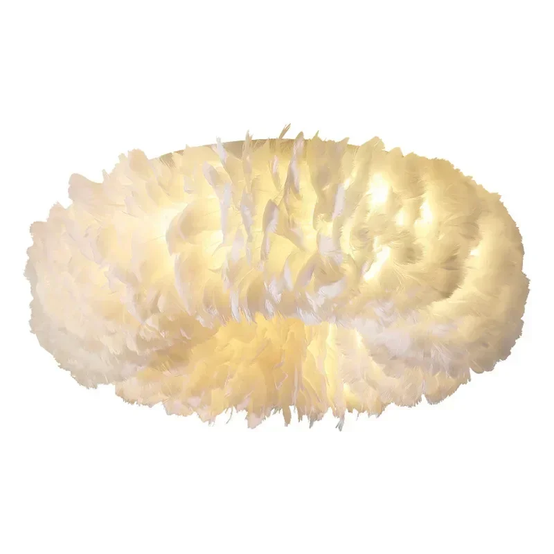 Multi-color Modern LED Ceiling Light Nordic Feather Bedroom Living Room Hallway Warm Romantic Children Family Fixture Deco
Multi-color Modern LED Ceiling Light Nordic Feather Bedroom Living Room Hallway Warm Romantic Children Family Fixture Deco