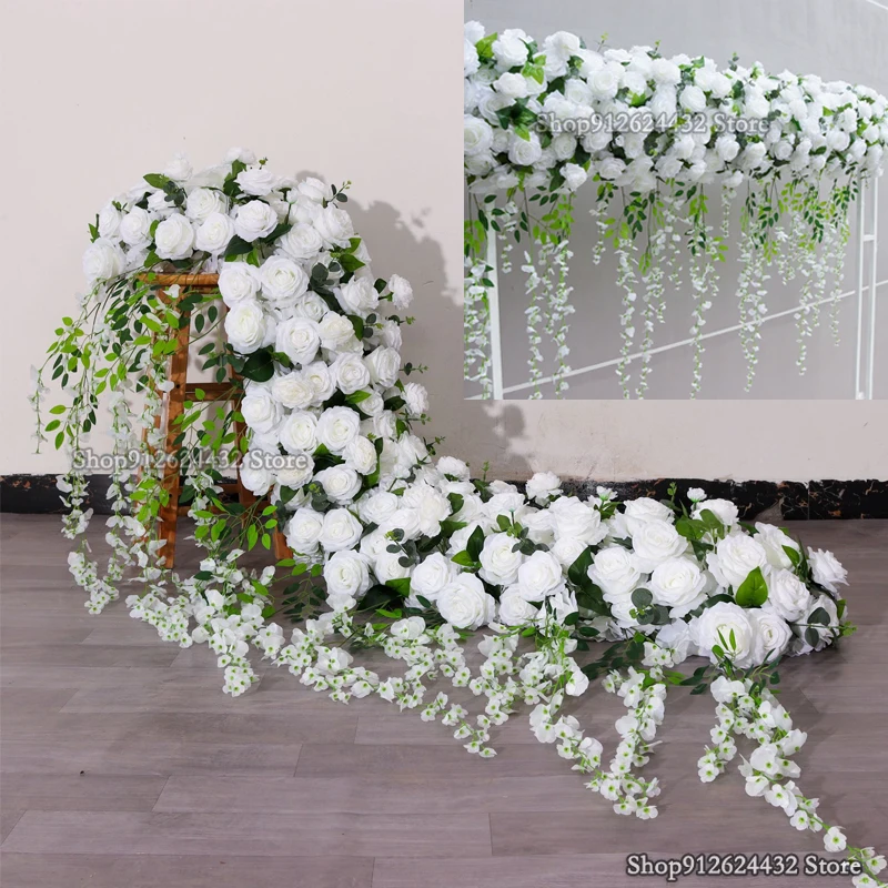 2M Green Plants Artificial Rose Floor FlowerRow Flower Row Runner Wedding Backdrop floral Wall Showcase Props Party Decortian
2M Green Plants Artificial Rose Floor FlowerRow Flower Row Runner Wedding Backdrop floral Wall Showcase Props Party Decortian