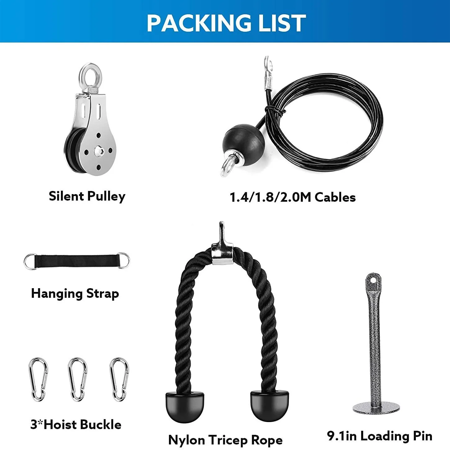 Fitness Equipment Accessories Pulley System Lower Lever Fitness Weightlifting Pulley System Deltoid Biceps Forearm
Fitness Equipment Accessories Pulley System Lower Lever Fitness Weightlifting Pulley System Deltoid Biceps Forearm