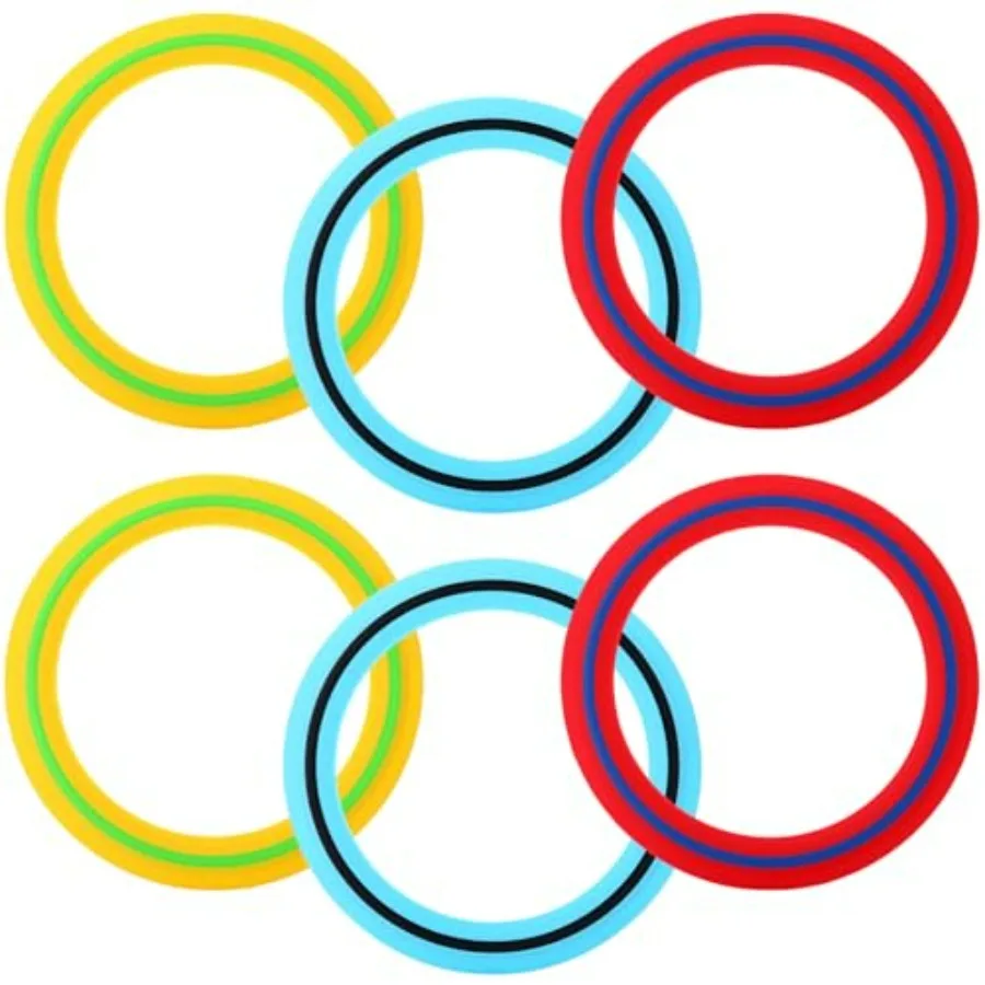 6 Pack Silicone Flying Ring 11 Inch Flying Disc Bulk for Backyard Pool Outdoor Soft Sports Family Camping Activities Sports Tos
6 Pack Silicone Flying Ring 11 Inch Flying Disc Bulk for Backyard Pool Outdoor Soft Sports Family Camping Activities Sports Tos