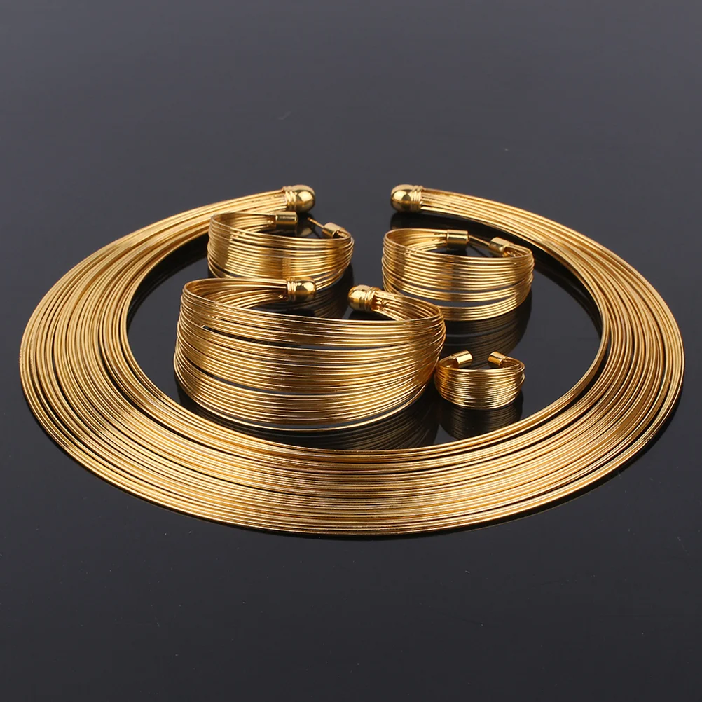 Choker Necklaces for Woman African Jewelry Suit Wedding Women Earrings Bridal Women's
Choker Necklaces for Woman African Jewelry Suit Wedding Women Earrings Bridal Women's