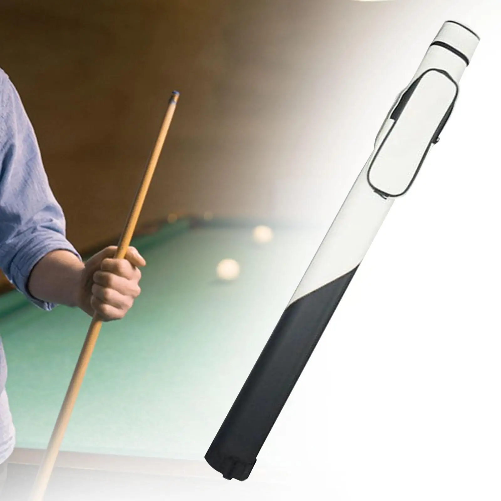 Snooker Cue Carrying Bag PU Leather Billiard Stick Holder with Handle Strap Billiard Equipment for Easy Transport
Snooker Cue Carrying Bag PU Leather Billiard Stick Holder with Handle Strap Billiard Equipment for Easy Transport