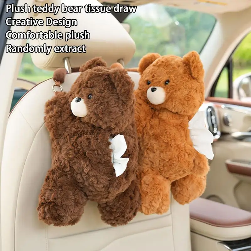 Plush Animal Tissue Box Soft Plush Bear Tissue Holder Pouch Soft Car Tissue Box Cover Organizer For Car Home Decoration
Plush Animal Tissue Box Soft Plush Bear Tissue Holder Pouch Soft Car Tissue Box Cover Organizer For Car Home Decoration