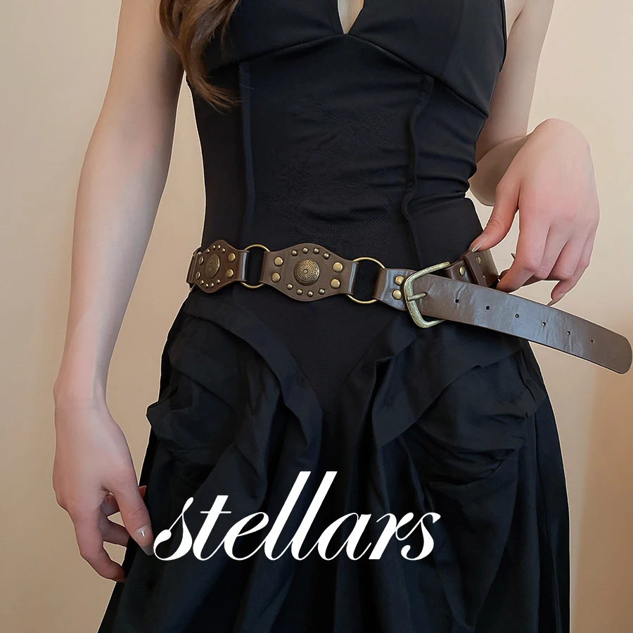 Unique Design Vintage Leather Belt Punk Bohemian Decorative Waist Chain - High-End Fashion Women's Accessory
Unique Design Vintage Leather Belt Punk Bohemian Decorative Waist Chain - High-End Fashion Women's Accessory