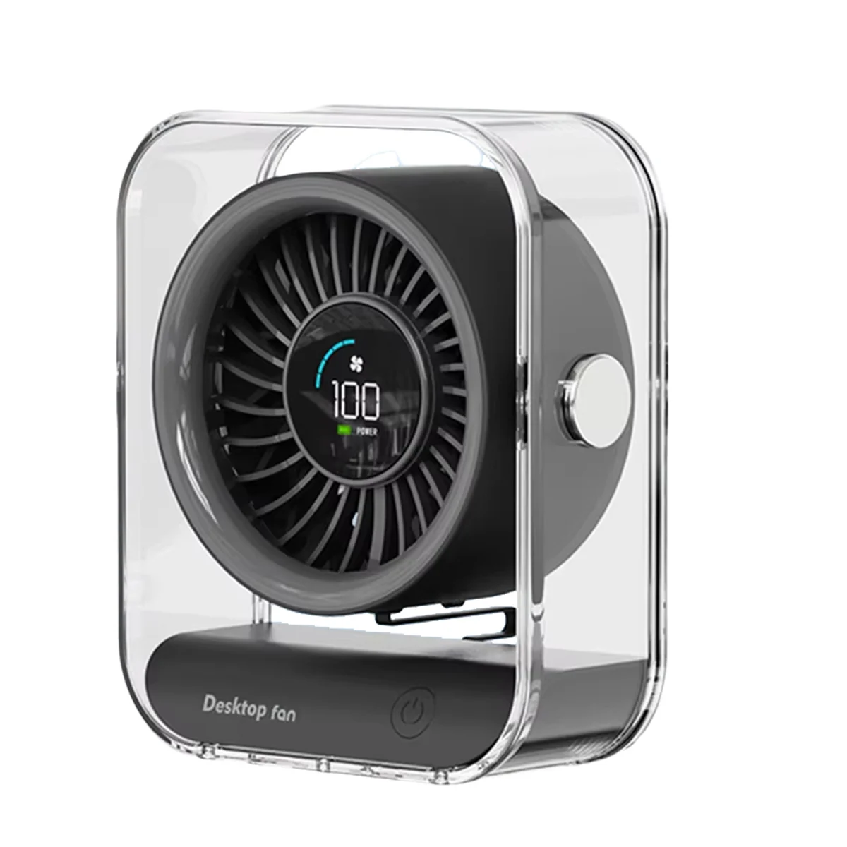 A04V Mini Desktop Fan Office LED Digital Desktop Fan 3000mAh USB Rechargeable 100 Speeds Big Wind Quiet Circulation Fan C
A04V Mini Desktop Fan Office LED Digital Desktop Fan 3000mAh USB Rechargeable 100 Speeds Big Wind Quiet Circulation Fan C