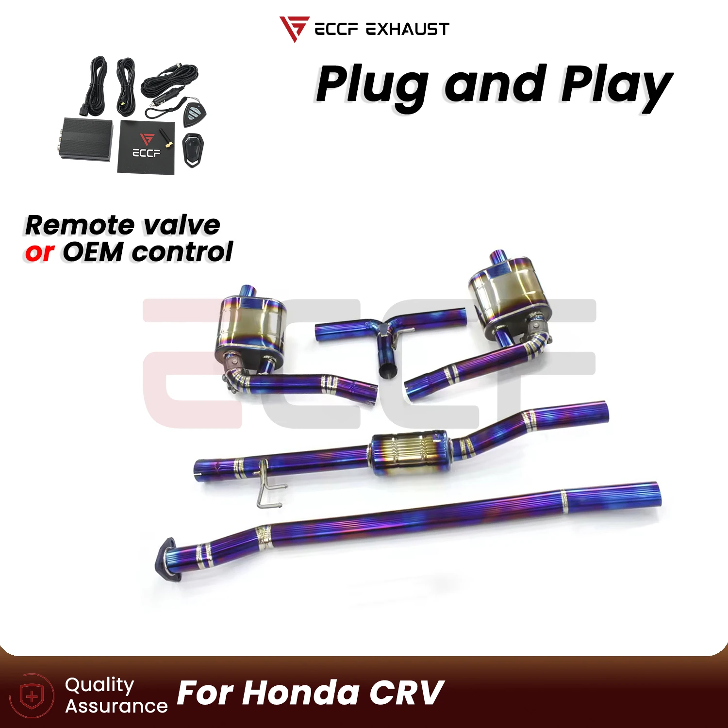 Aggressive Exhaust Sound Titanium Catback Exhaust For Honda CRV Plug and Play Performance Upgrade
Aggressive Exhaust Sound Titanium Catback Exhaust For Honda CRV Plug and Play Performance Upgrade