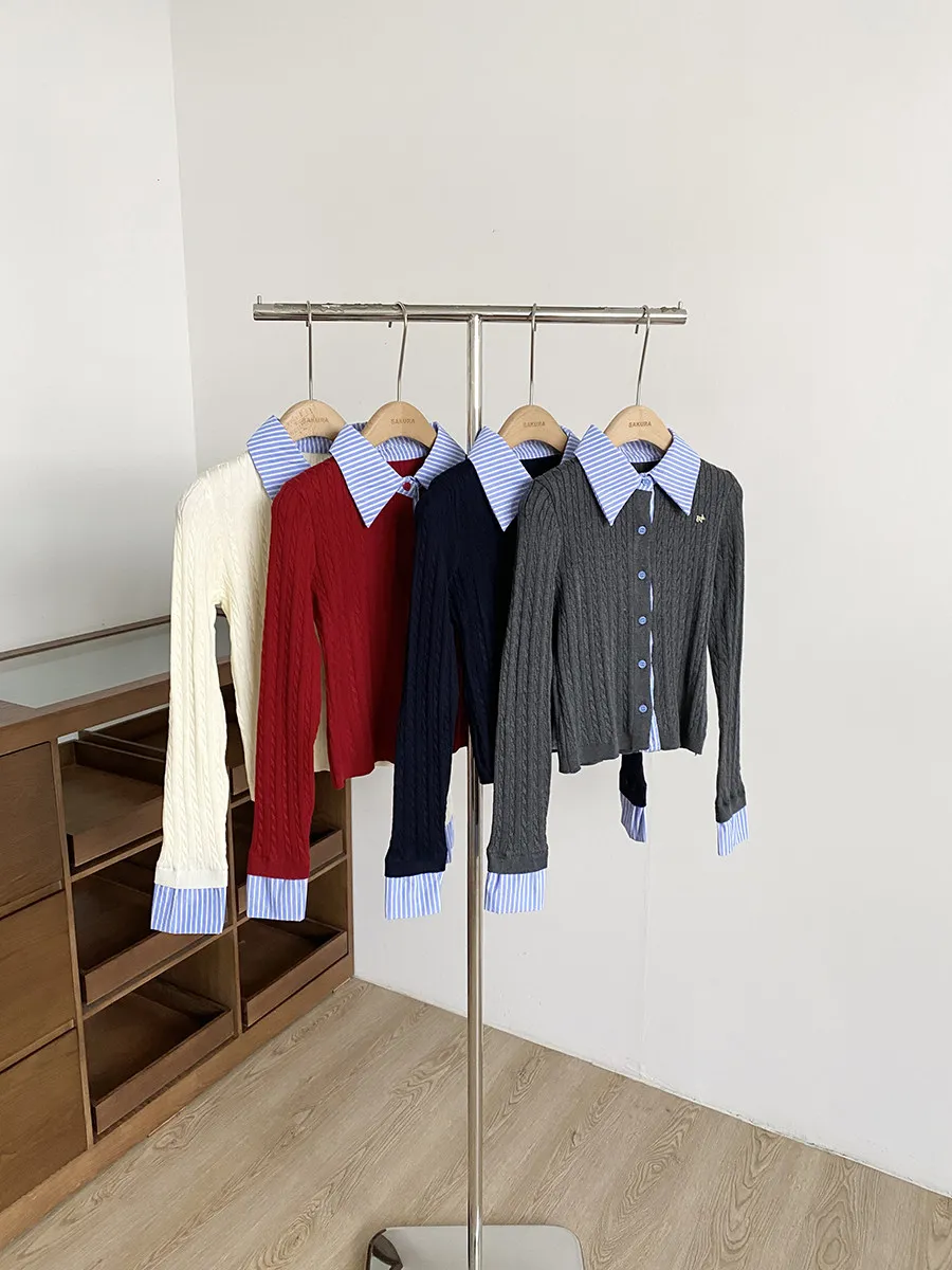Korean Style Gentle Age-Defying Long Sleeve Neck Knitted Sweater Women's Slimming Trendy Top for Commuting Spring 2026
Korean Style Gentle Age-Defying Long Sleeve Neck Knitted Sweater Women's Slimming Trendy Top for Commuting Spring 2026