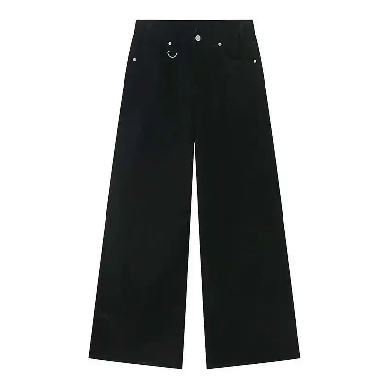 Spring New Trendy Jeans Metal Ring Design Male Gradient Color Washed Straight Male Denim Pants Wide Leg Casual
Spring New Trendy Jeans Metal Ring Design Male Gradient Color Washed Straight Male Denim Pants Wide Leg Casual