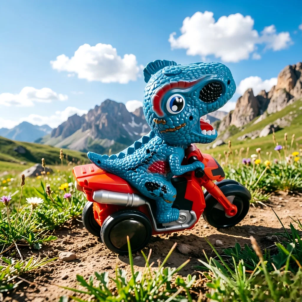 360° Rotating Dinosaur Motorcycle Toy with Water Spray, Light & Sound – Remote Control Stunt Bike for Kids Ages 3+
360° Rotating Dinosaur Motorcycle Toy with Water Spray, Light & Sound – Remote Control Stunt Bike for Kids Ages 3+